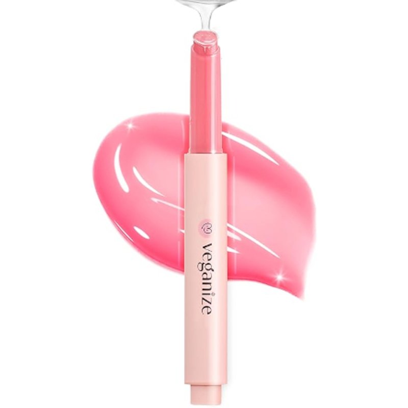 SELF BEAUTY - Veganize Collagen Lip Glass Balm - 1.8g - 02 Shy Pink