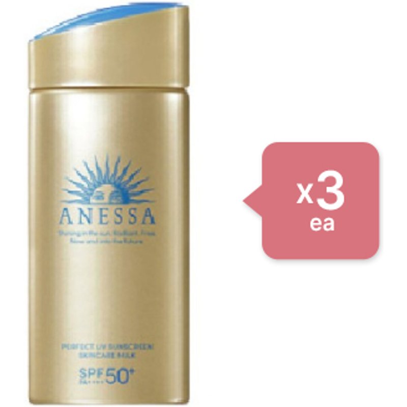 Shiseido - Anessa Perfect UV Sunscreen Skincare Milk N SPF50+ PA++++ - 2022 Version - 90ml (3ea) Set