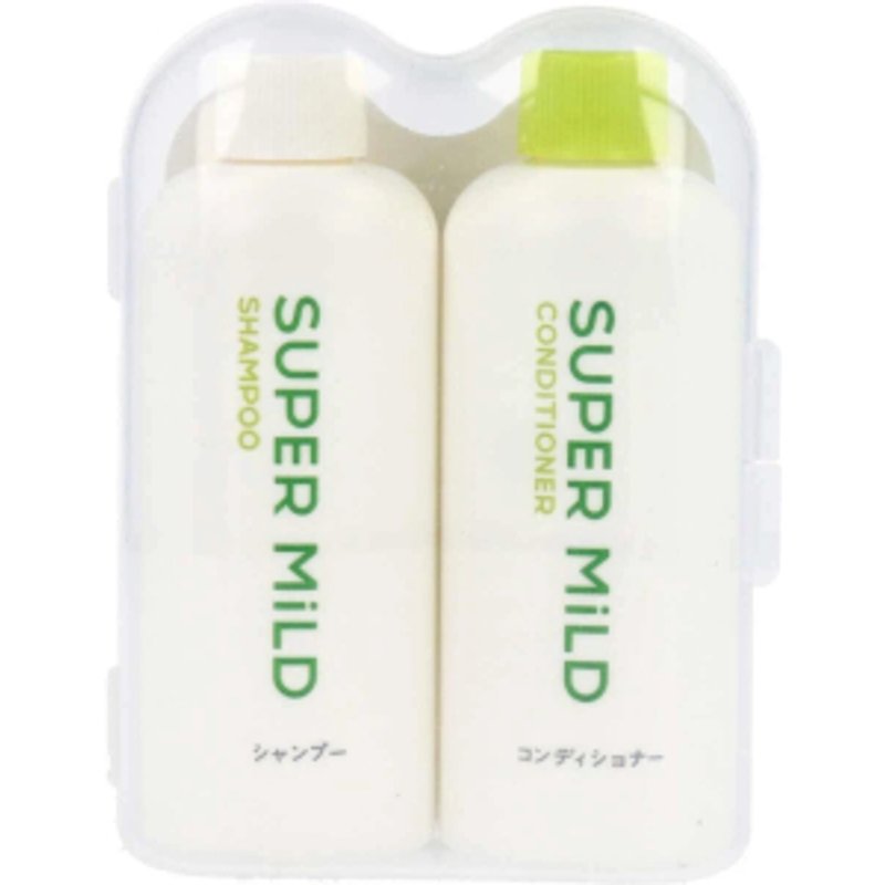 Shiseido - Ensemble de shampooing et revitalisant super doux, format mini - 50ml X 2