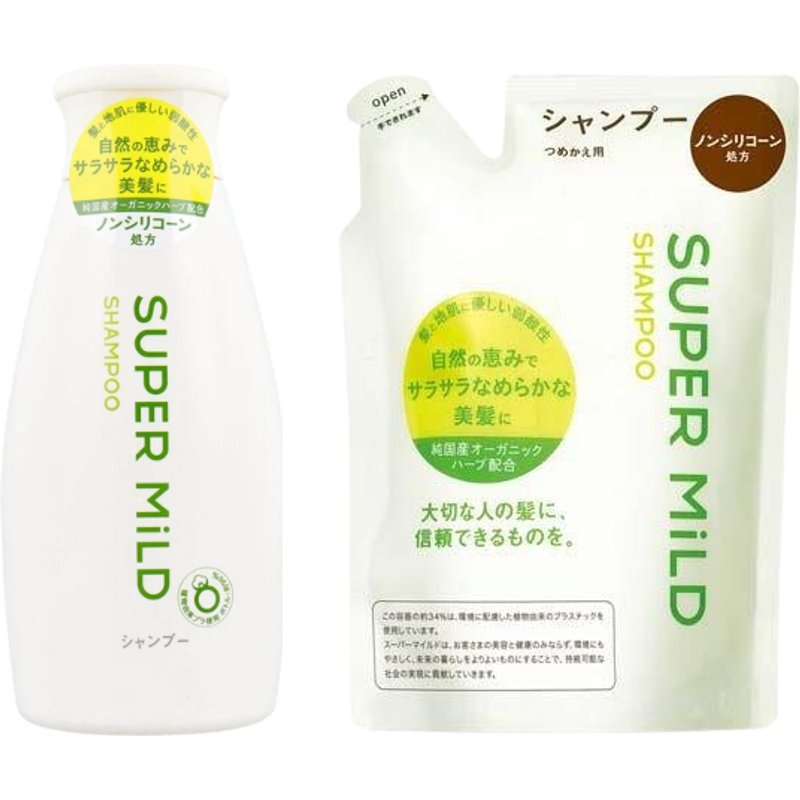 Shiseido - Super Mild Shampoo & Refill Set