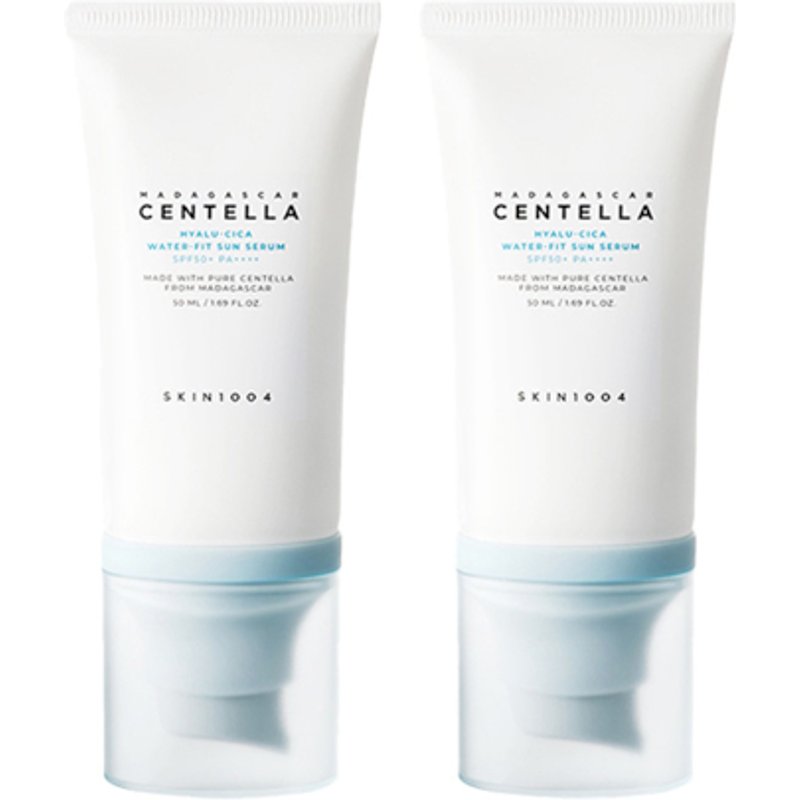 SKIN1004 - Madagascar Centella Hyalu-Cica Sérum Solaire Water-Fit SPF50+ PA++++ Twin Pack - 50ml*2ea