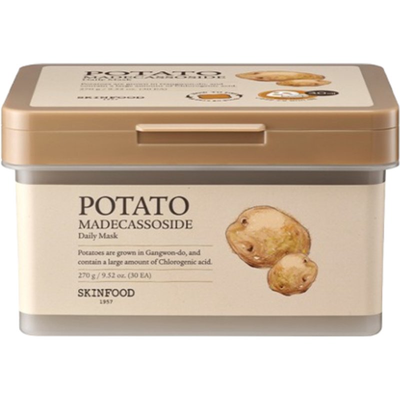 SKINFOOD - Masque quotidien au madécassoside de pomme de terre - 270g/30sheets