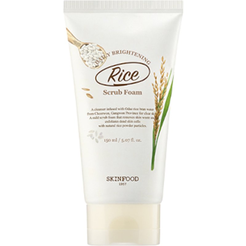 SKINFOOD - Mousse exfoliante éclaircissante quotidienne au riz - 150ml