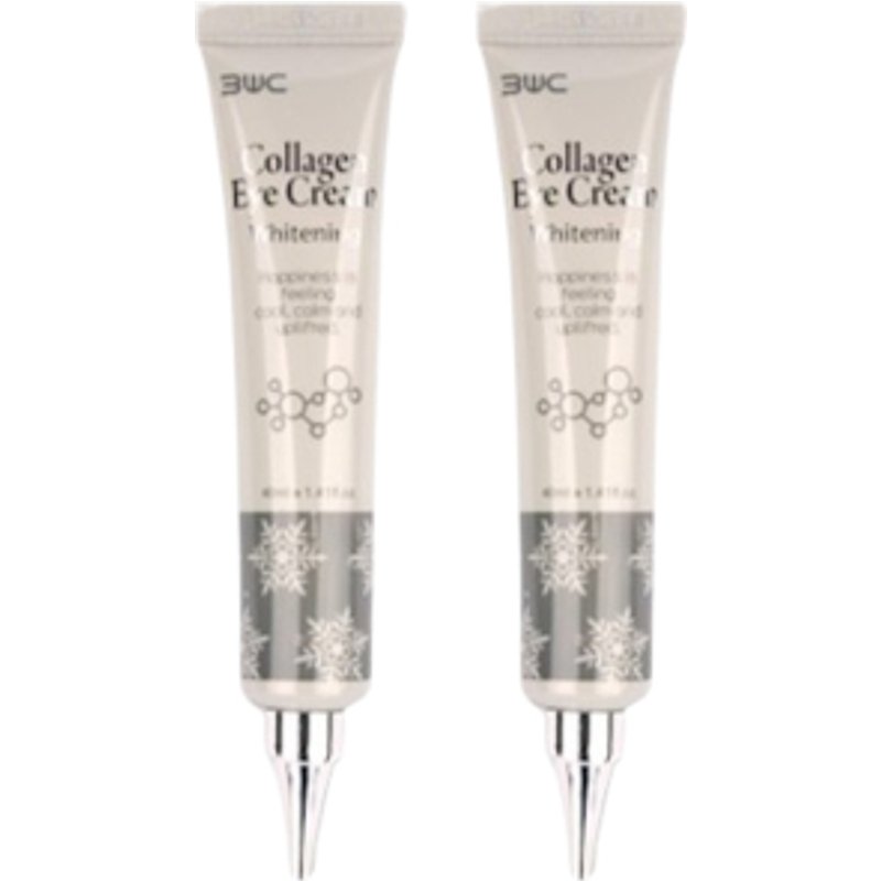 3W Clinic - Collagen Eye Cream Whitening - 40ml (Tube Type) - 40ml (2ea) Set