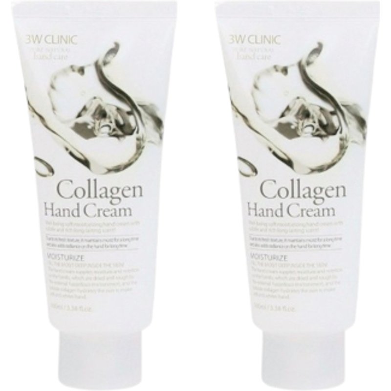 3W Clinic - Collagen Moisturizing Hand Cream - 100ml (2ea) Set