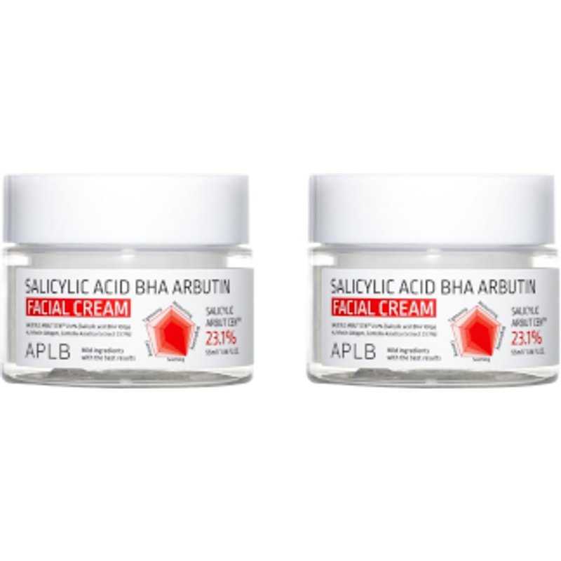 APLB - Salicylic Acid BHA Arbutin Facial Cream - 55ml (2ea) Set