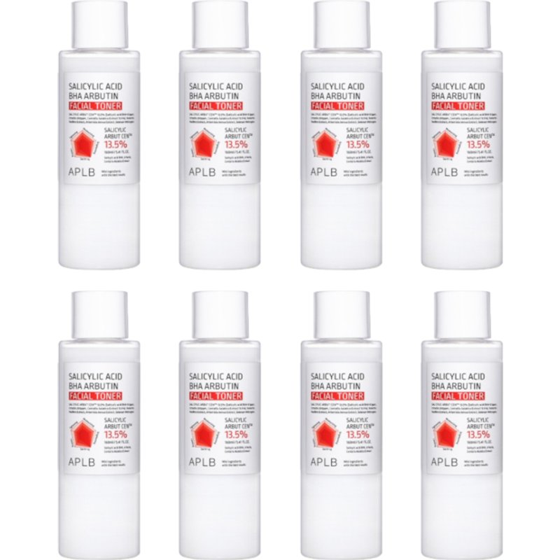 APLB - Salicylic Acid BHA Arbutin Facial Toner - 160ml (8ea) Set
