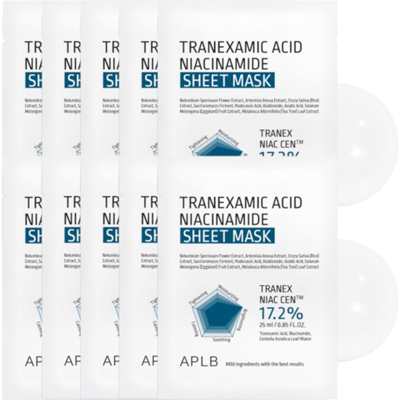 APLB - Tranexamic Acid Niacinamide Sheet Mask (10ea) Set