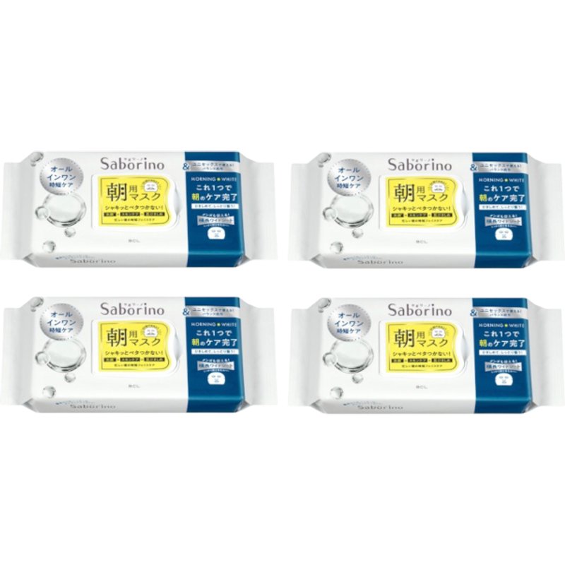 BCL - Saborino Morning Mask - 32 pc - Morning White (4ea) Set