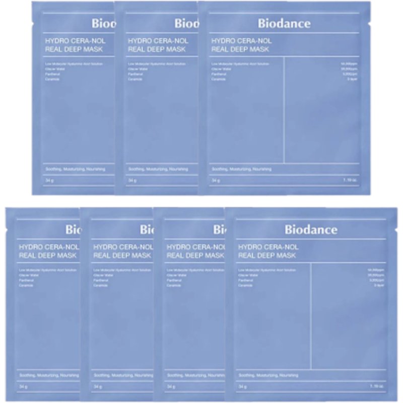 Biodance - Hydro Cera-Nol Real Deep Mask - 1pc (7ea) Set