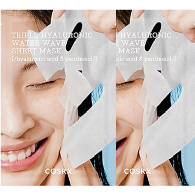 COSRX - Hydrium Triple Hyaluronic Water Wave Sheet Mask - 2pcs