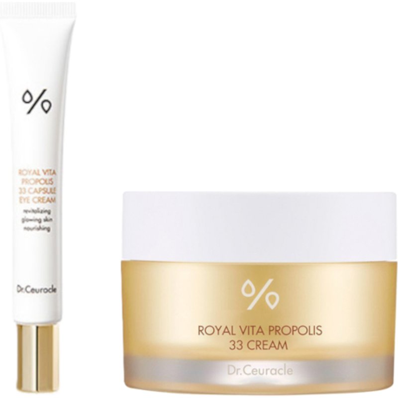 Dr.Ceuracle - Royal Vita Propolis 33 Cream + Capsule Eye Cream Set