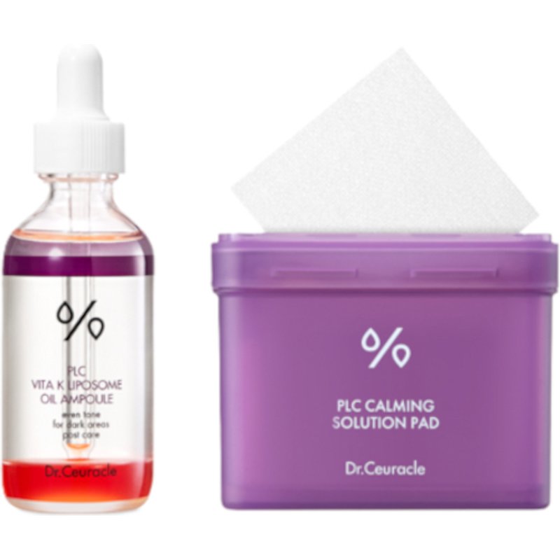 Dr.Ceuracle - PLC Vita K Liposome Oil Ampoule + Calming Solution Pad Set