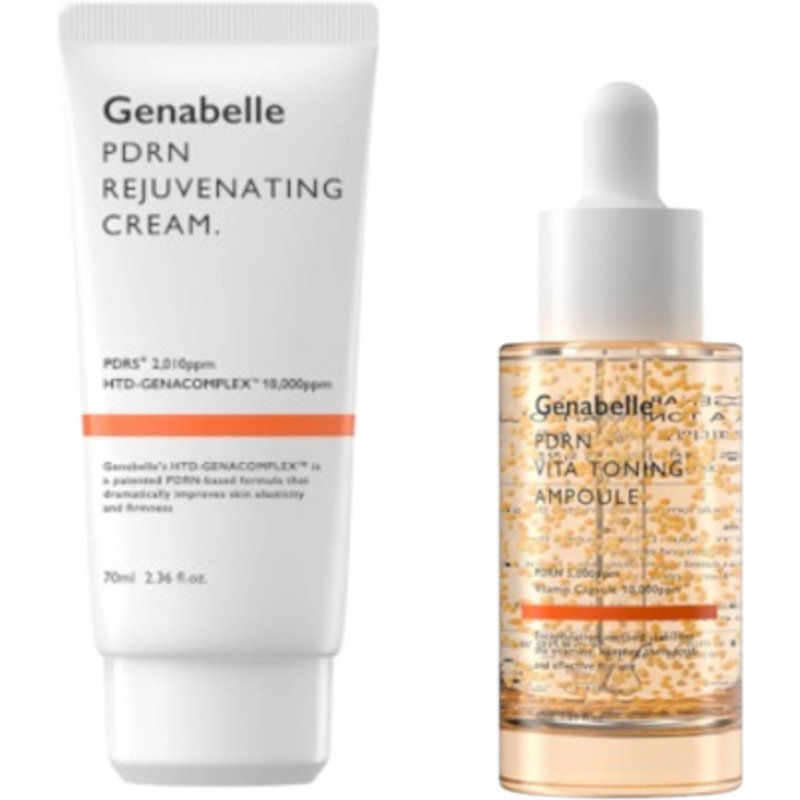 Genabelle - PDRN Rejuvenating Cream - 70ml & PDRN VITA Toning Ampoule - 30ml Set