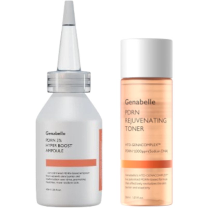 Genabelle - PDRN 3% Hyper Boost Ampoule - 40ml (1ea) & Rejuvenating Toner - 30ml (1ea) Set