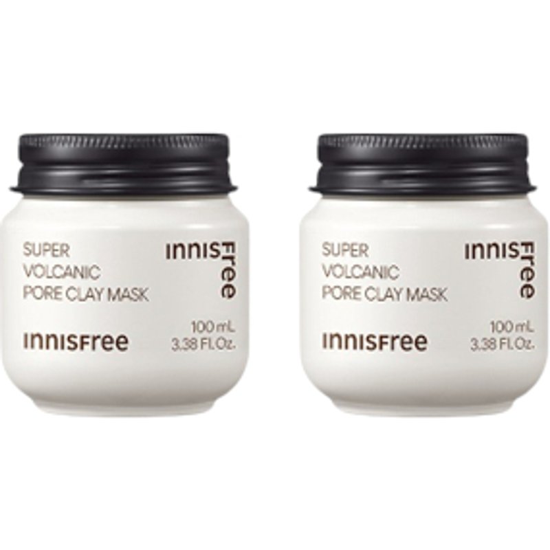innisfree - Super Volcanic Pore Clay Mask - 100ml (2ea) Set