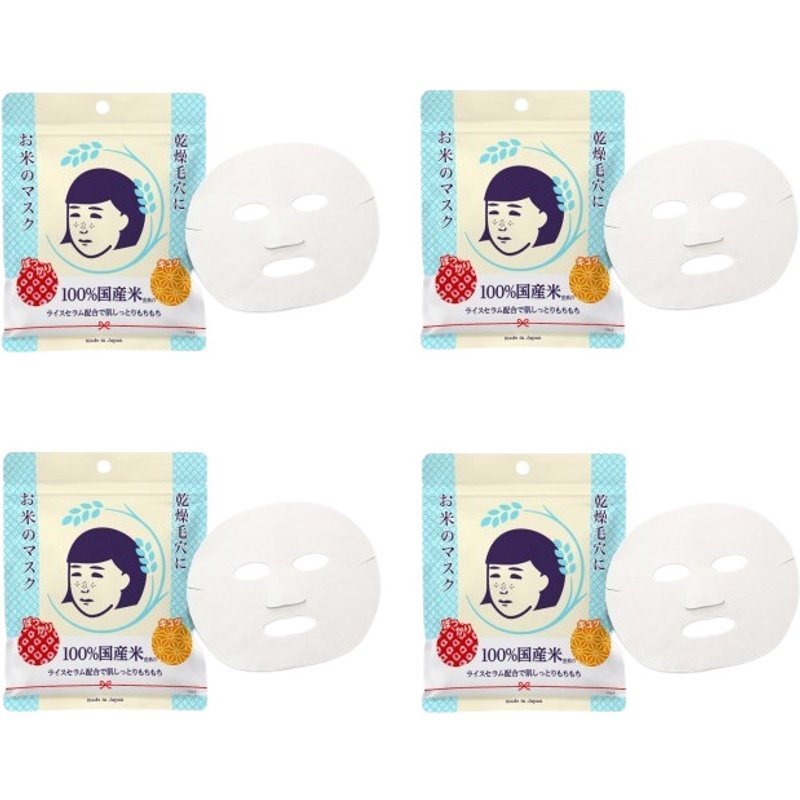 Ishizawa-Lab - Nadeshiko - Keana Pore Care Rice Mask - 10pc (4ea) Set