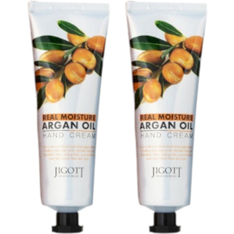 Jigott - Real Moisture Hand Cream - Argan Oil - 100ml (2ea) Set