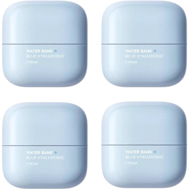 LANEIGE - Water Bank Blue Hyaluronic Moisture Cream - 50ml (4ea) Set