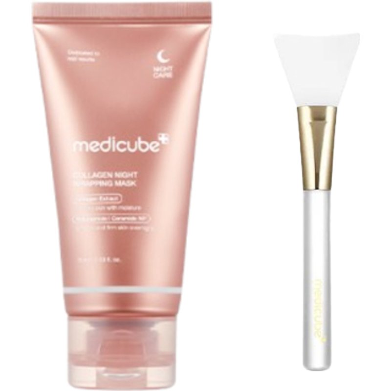 medicube - Collagen Night Wrapping Mask with Brush Set