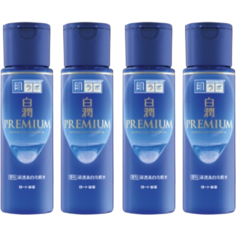 Rohto Mentholatum - Hada Labo - Shirojyun Premium Whitening Lotion 170ml - Moist (Japan Version) - 170ml - 2021 Version (4ea) Set