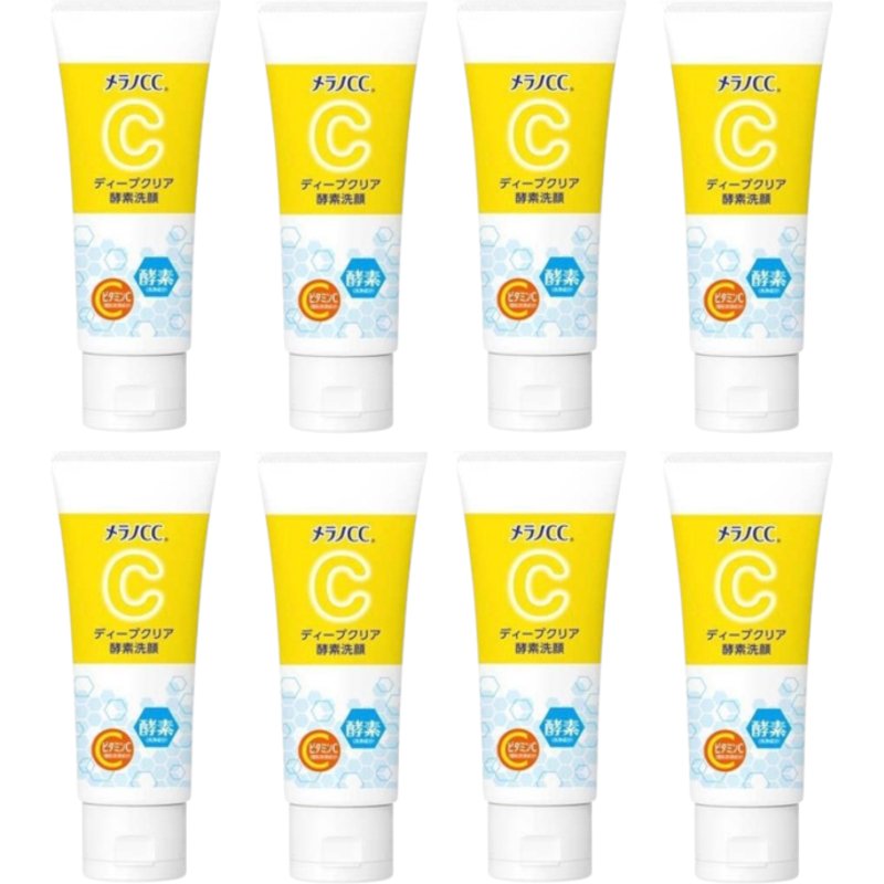 Rohto Mentholatum - Melano CC Enzyme Face Wash - 130g (8ea) Set