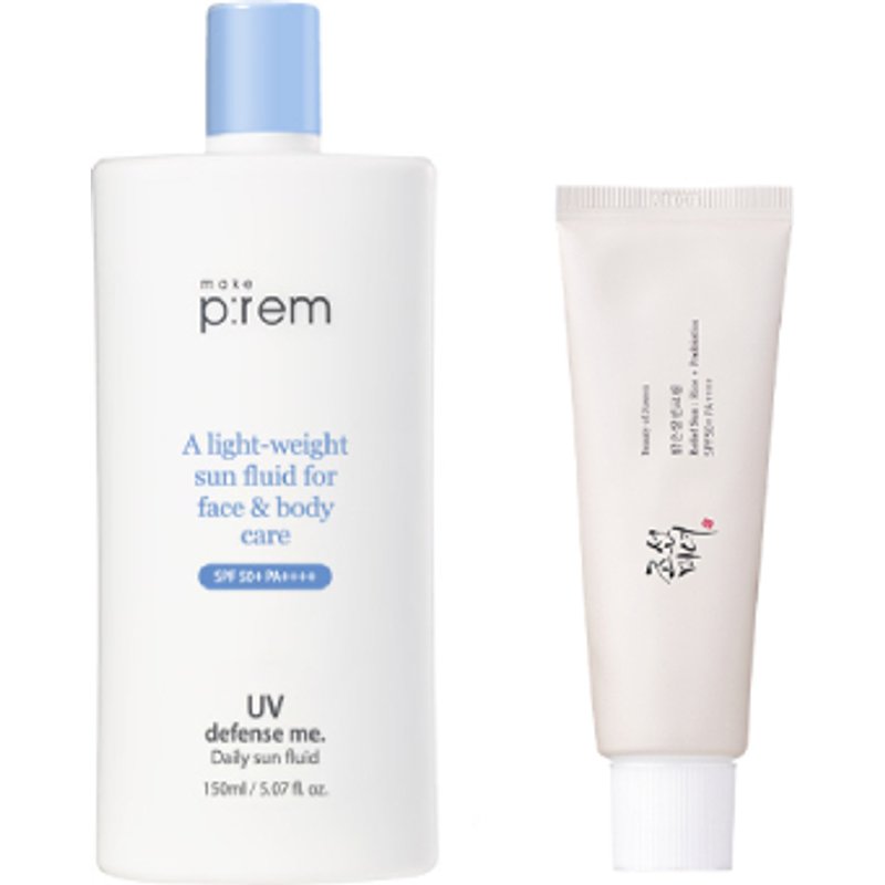 make p:rem x BEAUTY OF JOSEON Sun Care Set