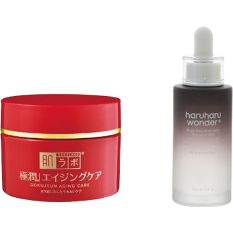 Haruharu WONDER X Rohto Mentholatum Set Anti-âge