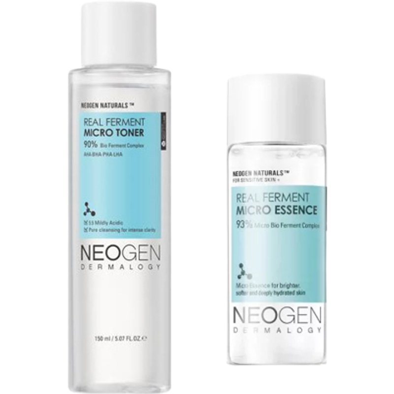 NEOGEN Dermalogy Real Ferment Micro Toner - 150ml (1ea) + Real Ferment Micro Essence - 10ml (1ea) Set