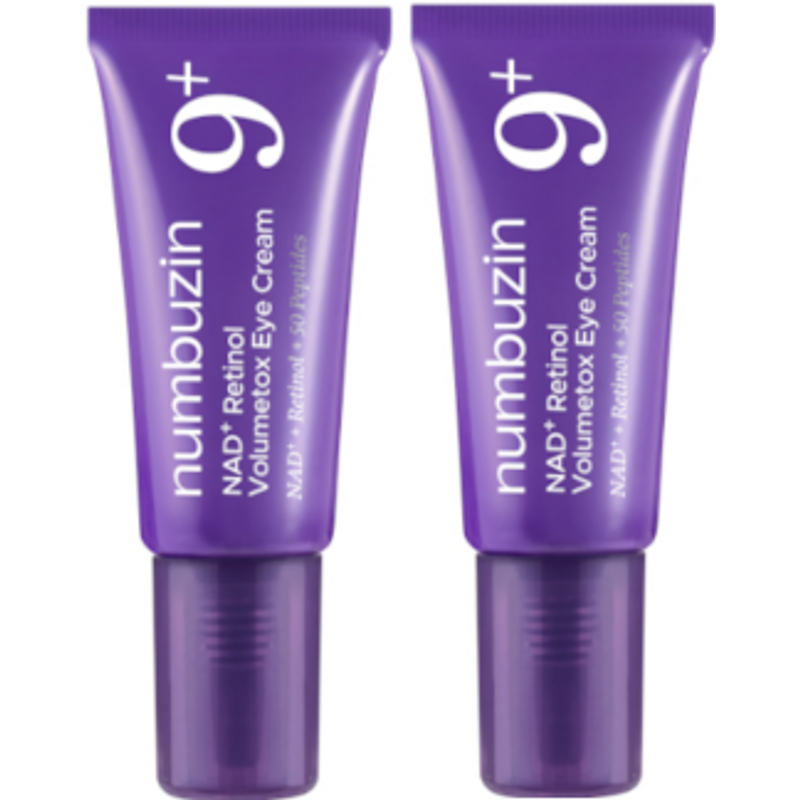 numbuzin - No.9 NAD+ Retinol Volumetox Eye Cream - 5ml DUO Set