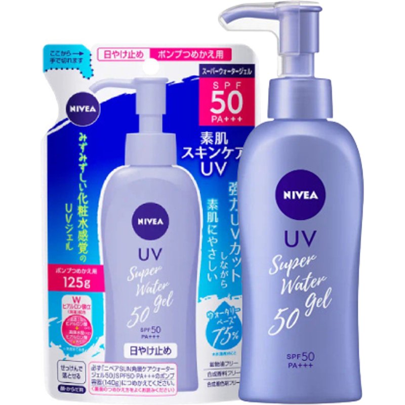 NIVEA Japan - UV Super Water Gel SPF50 PA+++ Set