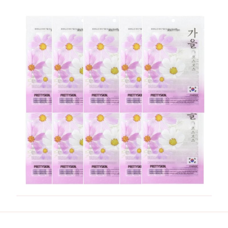 PRETTYSKIN - Hankook Fall Mask Pack - Cosmos - 10pcs Set