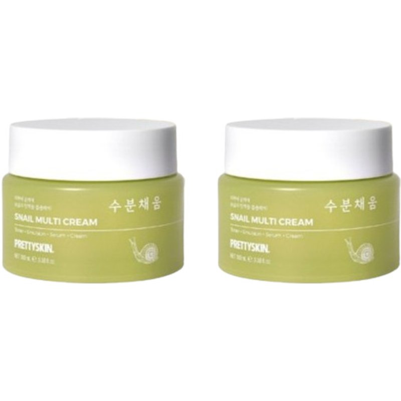 PRETTYSKIN - Snail Multi Cream - 100ml (2ea) Set