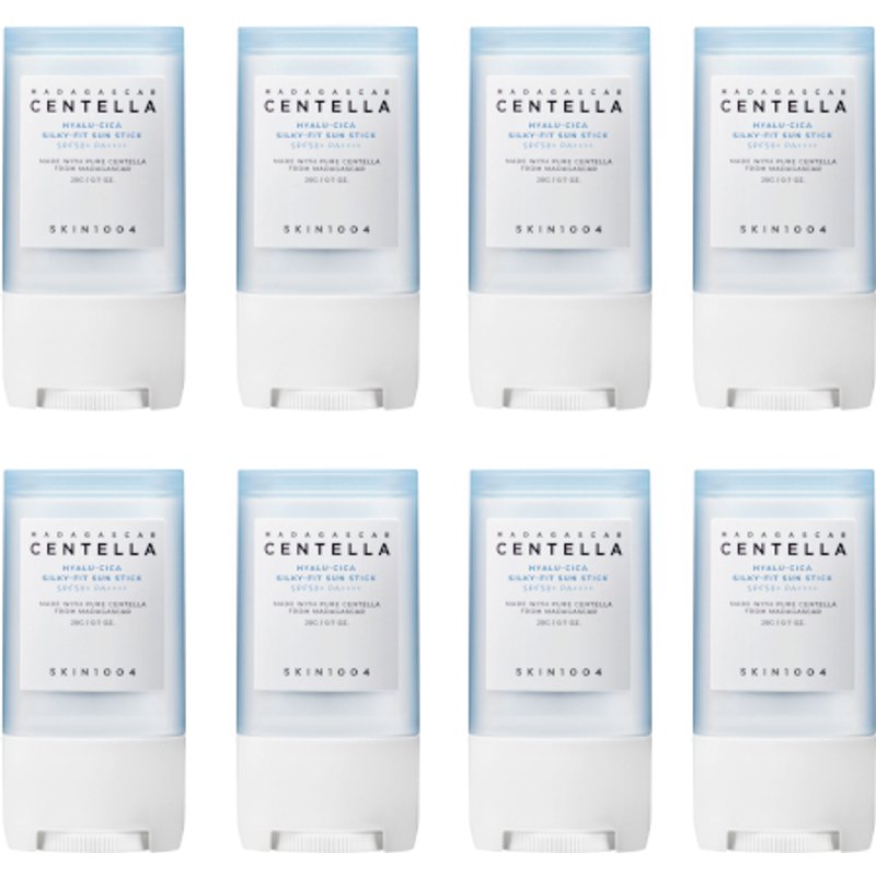 SKIN1004 Madagascar Centella Hyalu-Cica Silky-Fit Sun Stick SPF50+ PA++++ - 20g (8ea) set