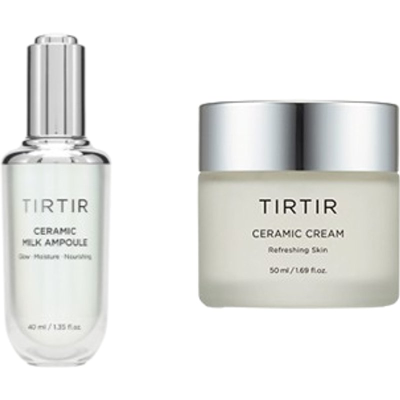 TIRTIR - Ceramic Cream - 50ml + Ceramic Milk Ampoule - 40ml Set