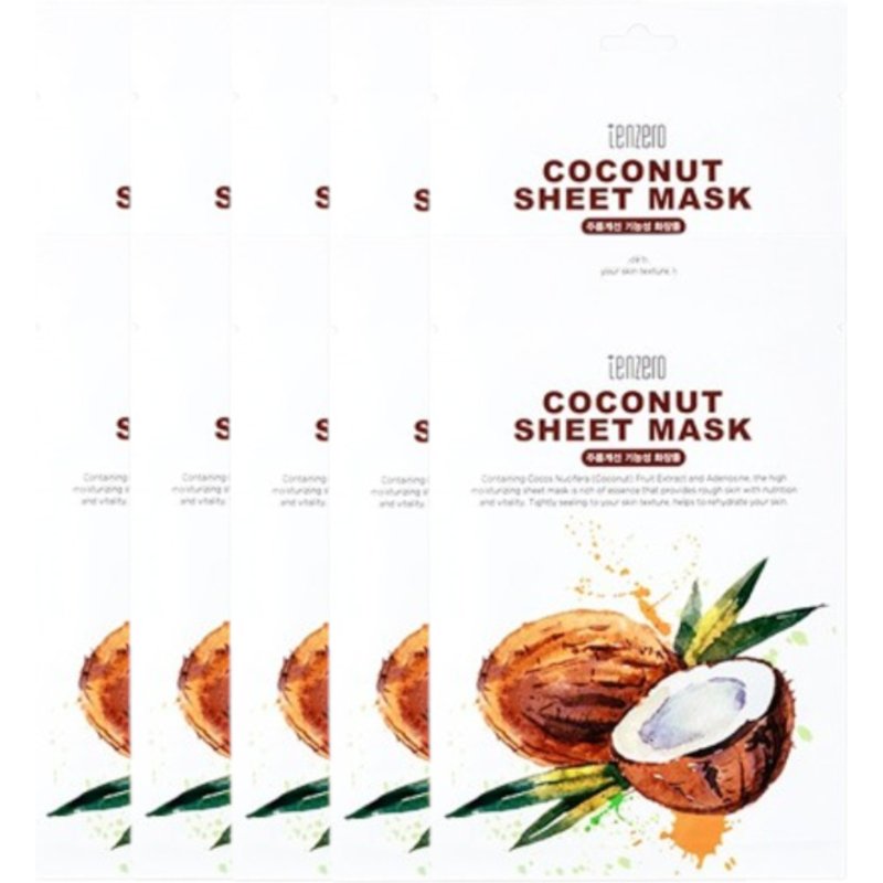 tenzero - Coconut Sheet Mask - (10ea) Set