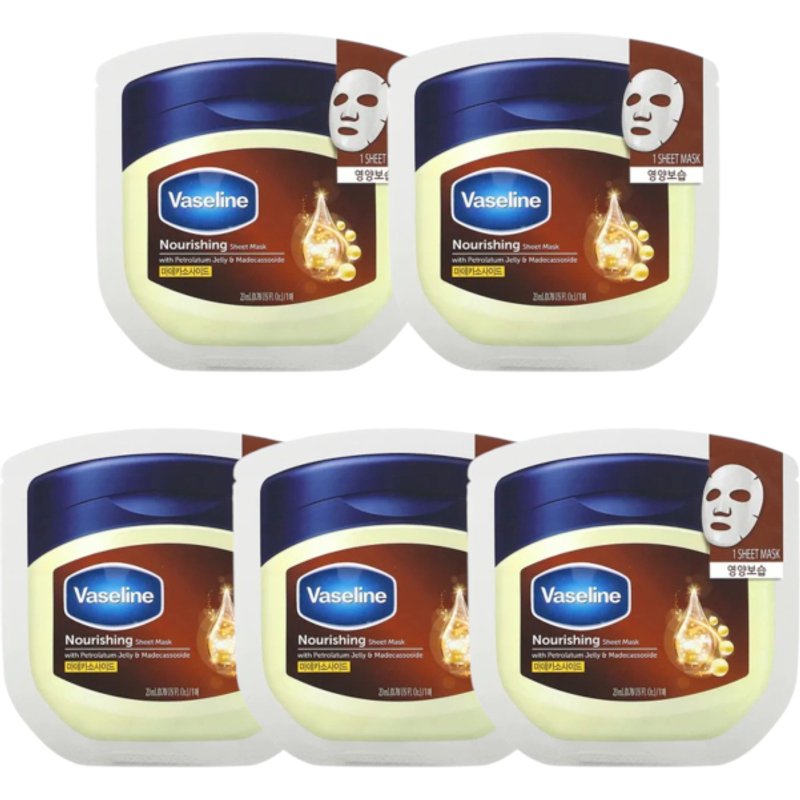 Vaseline - Nourishing Sheet Mask (5pc) Set