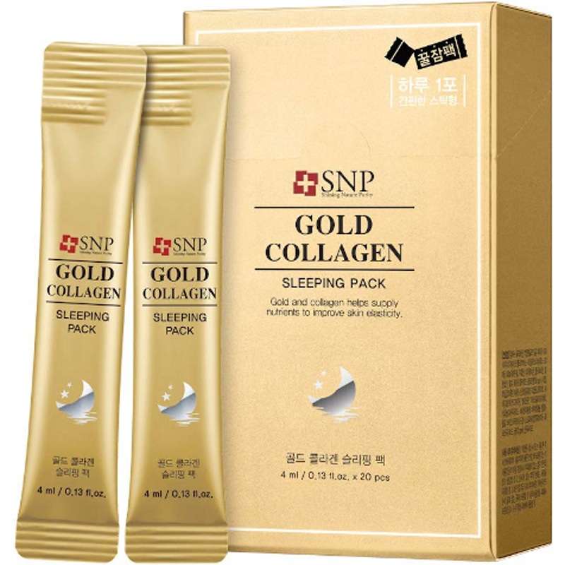 SNP - Gold Collagen Pack de couchage d'eau - 20pièces