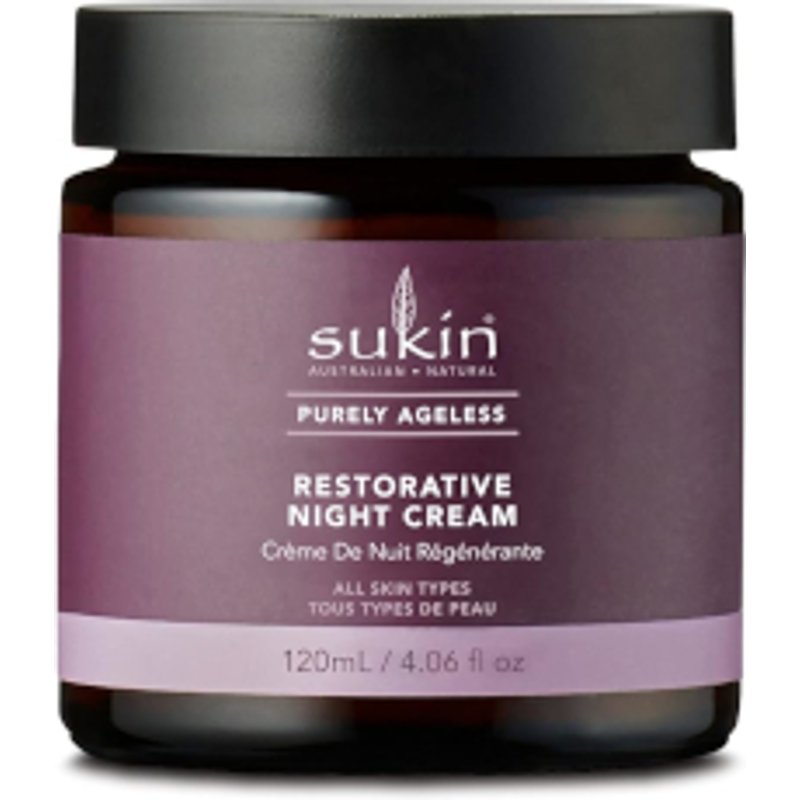 Sukin - Purement sans âge Crème de nuit réparatrice - 120ml