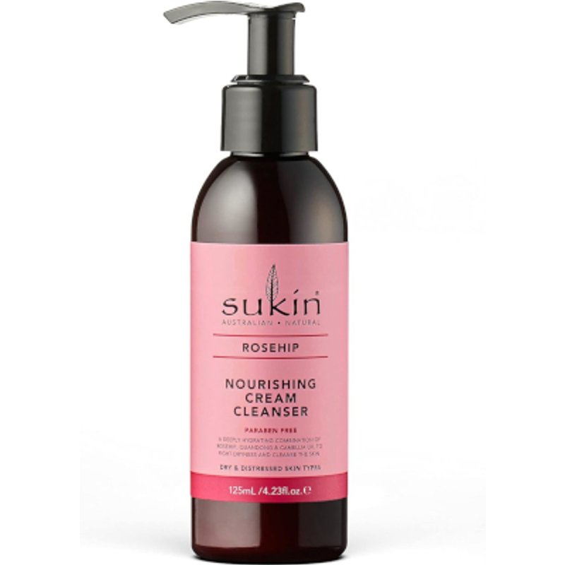 Sukin - Crème nettoyante nourrissante à la rose musquée - 125ml