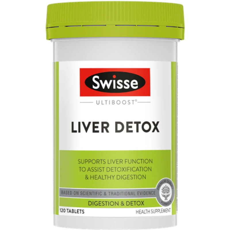 Swisse - Complément alimentaire Ultiboost pour la détoxification du foie - 120 Tablets