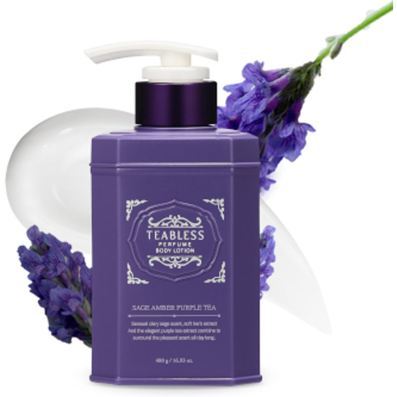 Teabless - Lotion pour le corps parfumée - 480g - Sage Amber Purple Tea