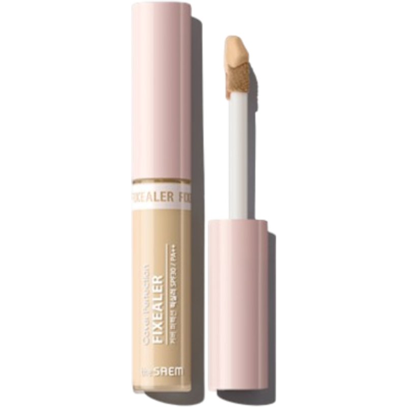 The Saem - Cover Perfection Fixealer SPF30 PA++ - 6.5g - 02 Rich Beige