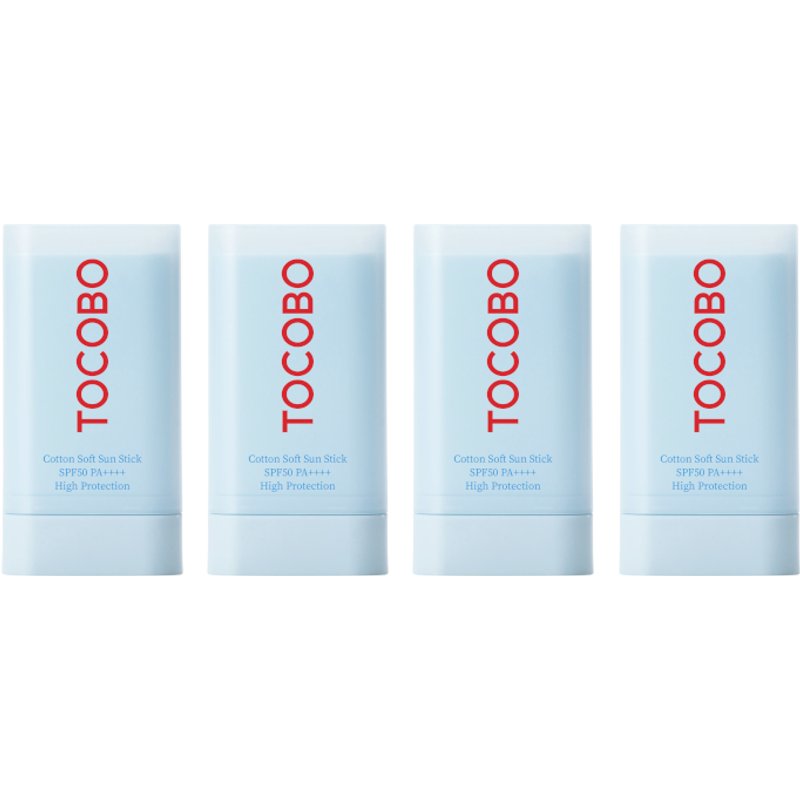 TOCOBO - Cotton Soft Sun Stick SPF50 PA++++ - 19g (4ea) Set