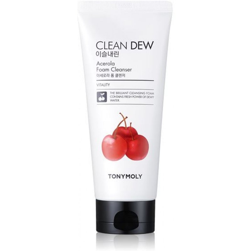 Tonymoly - Clean Dew Foam Cleanser - Acerola