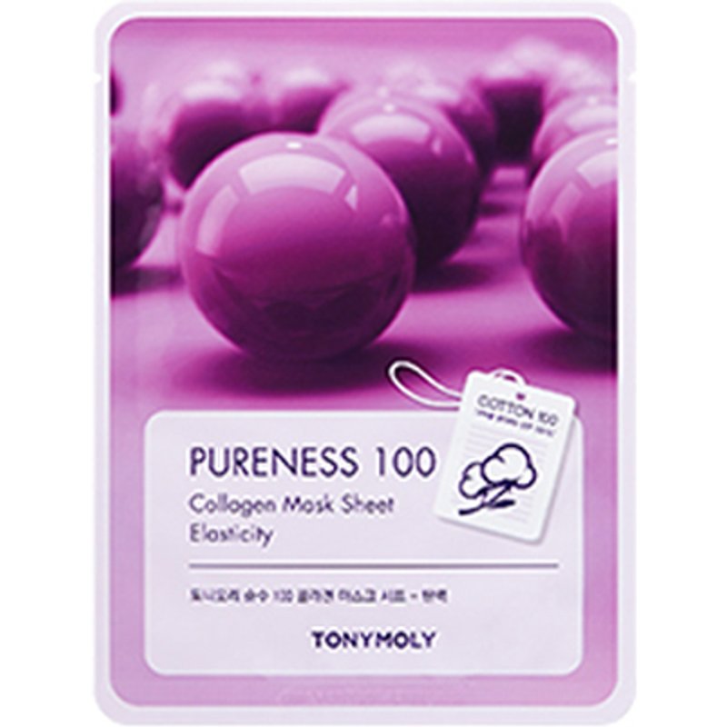 TONY MOLY - Pureness 100, Feuille de masque - Le collagène - 1pièce