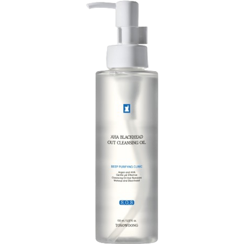 TOSOWOONG - Huile nettoyante anti-points noirs AHA - 150ml
