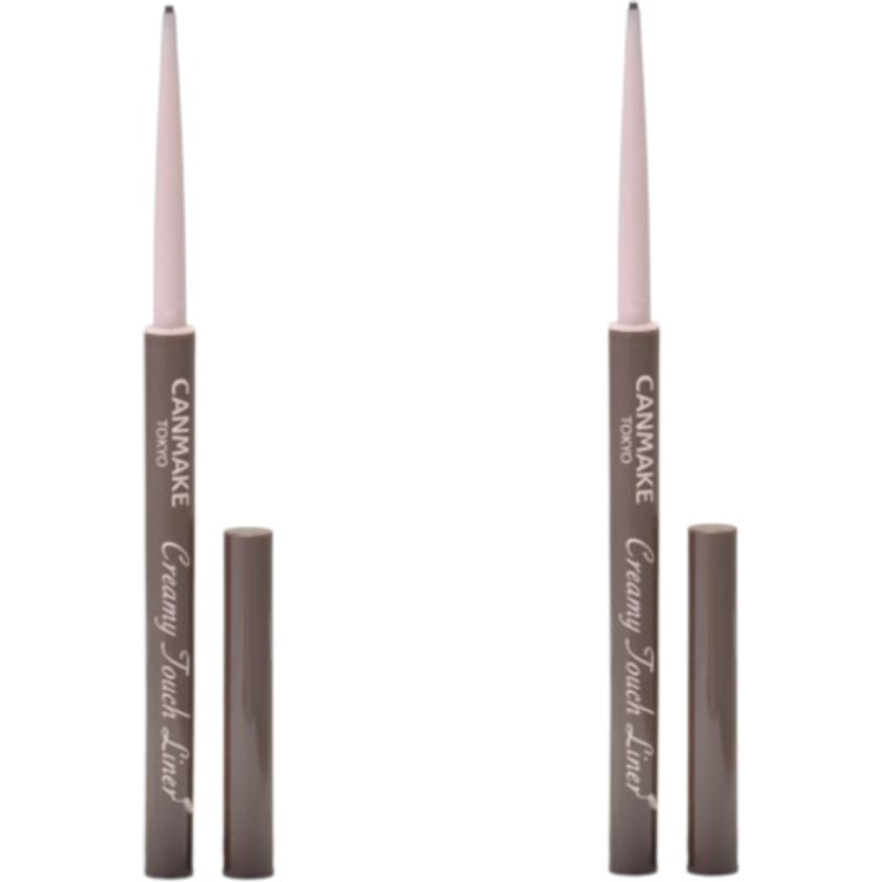 CANMAKE - Creamy Touch Liner - 0.08g - 02 Medium Brown (2ea) Set
