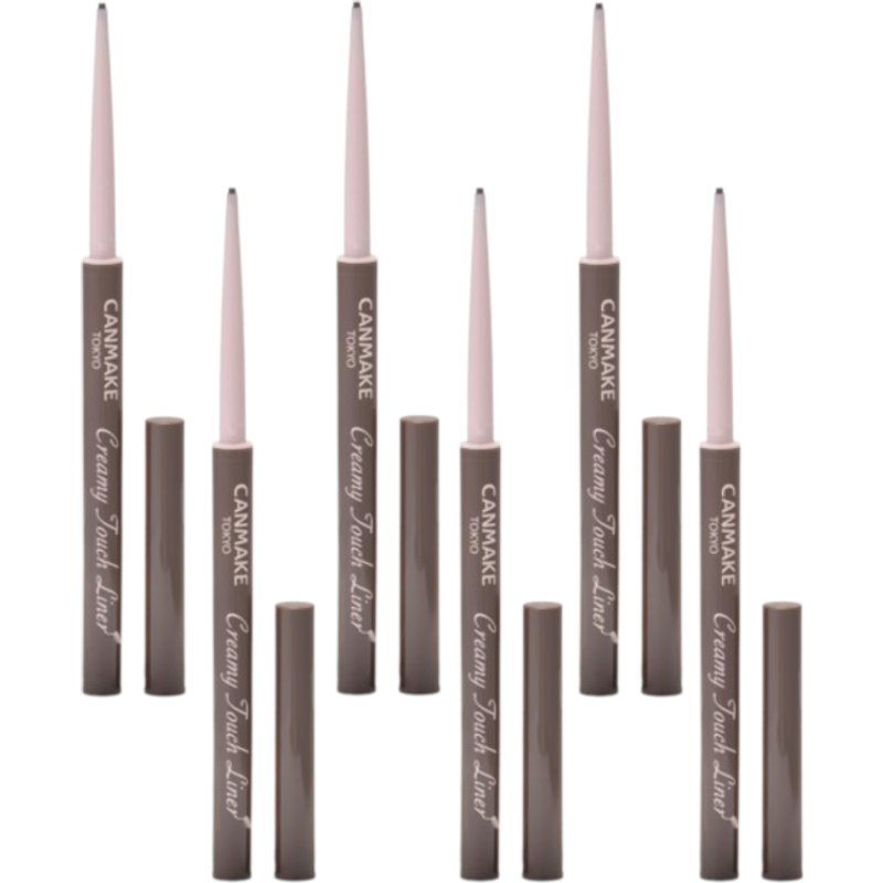 CANMAKE - Creamy Touch Liner - 0.08g - 02 Medium Brown (6ea) Set