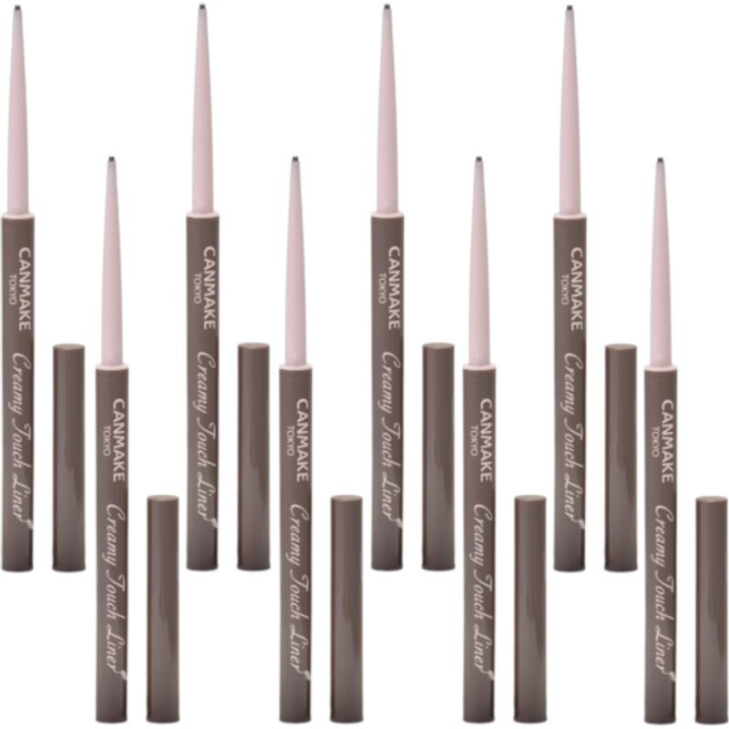 CANMAKE - Creamy Touch Liner - 0.08g - 02 Medium Brown (8ea) Set